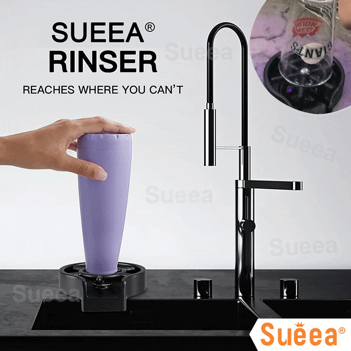 Faucet Glass Rinser for Kitchen Sink Automatic Cup
