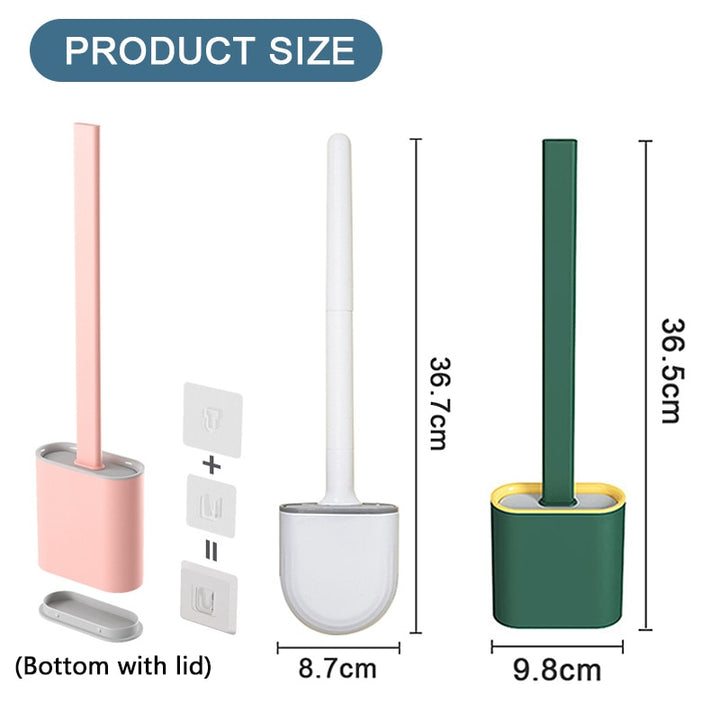 Toilet Brush Silicone Wc Cleaner Toilet Brush