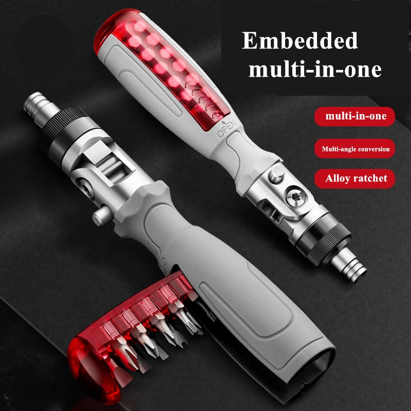 GREENERY ratchet screwdriver tool set multi-function
