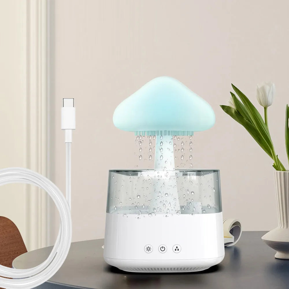Rain Cloud Water Drops Air Humidifier